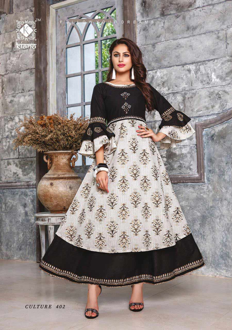 Culture Vol-4 Kiana Cotton Handwork Anarkali Kurti Culture Vol-4 Kiana Cotton Handwork Anarkali Kurti